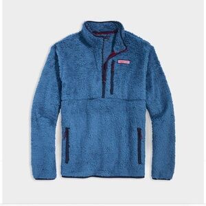 NWT Men’s Vineyard Vines New Englad High Pile Quarter Zip Fleece